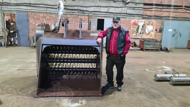 Просеивающий ковш, не требующий обслуживания